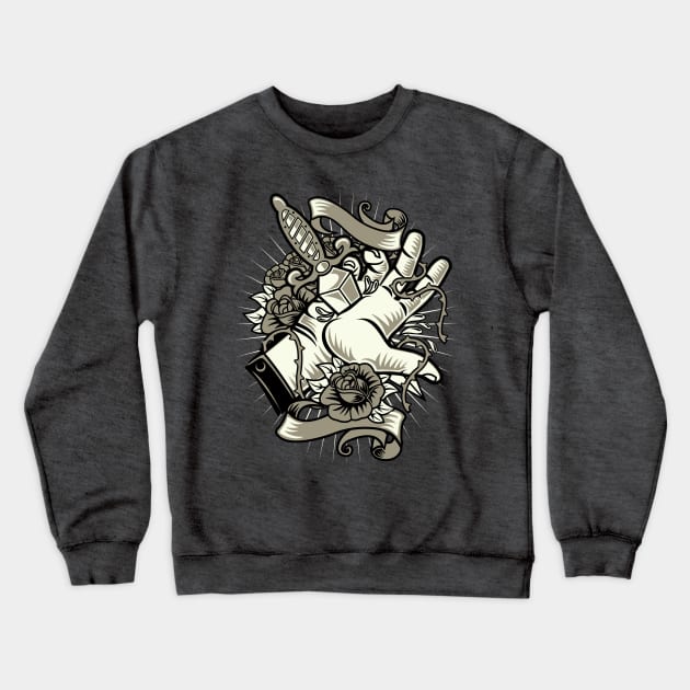 Sacrifice Crewneck Sweatshirt by lionkingdesign